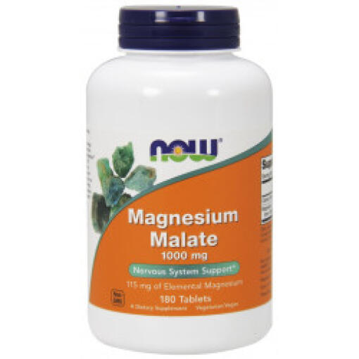Malate de magnésium, 1000mg - 180 comprimés