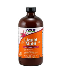 Liquid Multi, Tropical Orange (sans fer) - 473 ml.