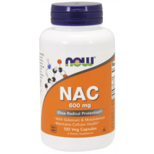 NAC avec Sélénium et Molybdène, 600mg - 100 vcaps