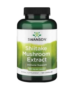Extrait de champignon Shiitake, 500mg - 120 caps