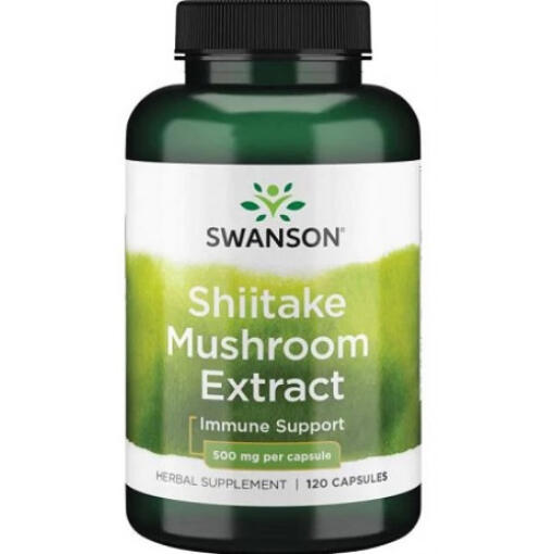 Extrait de champignon Shiitake, 500mg - 120 caps