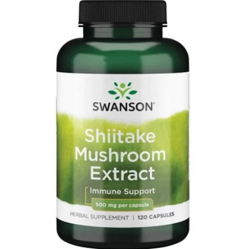 Extrait de champignon Shiitake, 500mg - 120 caps