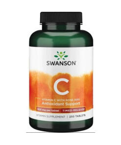 Vitamine C avec cynorhodon - Libération retardée, 500mg - 250 comprimés