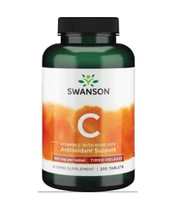 Vitamine C avec cynorhodon - Libération retardée, 500mg - 250 comprimés