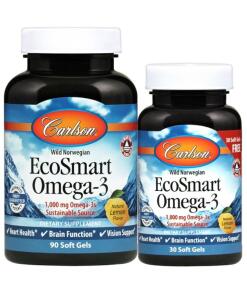 Carlson Labs - EcoSmart Omega-3 90 +30 softgels