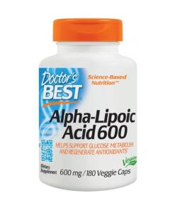 Doctor's Best - Alpha Lipoic Acid 600mg - 180 vcaps