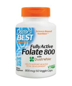 Doctor's Best - Fully Active Folate 800 with Quatrefolic