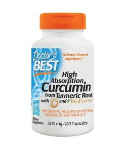 Doctor's Best - High Absorption Curcumin From Turmeric Root with C3 Complex & BioPerine