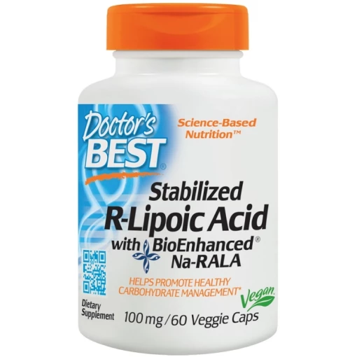 Doctor's Best - Stabilized R-Lipoic Acid with BioEnhanced Na-RALA