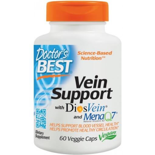 Doctor's Best - Vein Support with DiosVein and MenaQ7 60 vcaps
