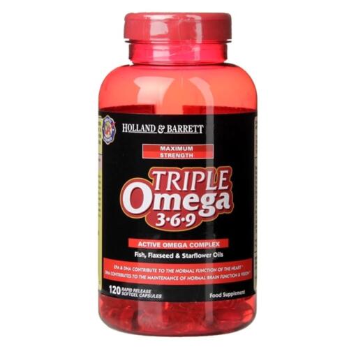 Holland & Barrett - Maximum Strength Triple Omega 369 120 caps