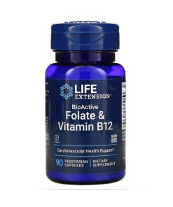 Life Extension - BioActive Folate & Vitamin B12 90 vcaps