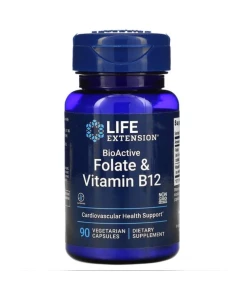 Life Extension - BioActive Folate & Vitamin B12 90 vcaps