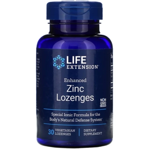 Life Extension - Enhanced Zinc Lozenges - 30 vegetarian lozenges