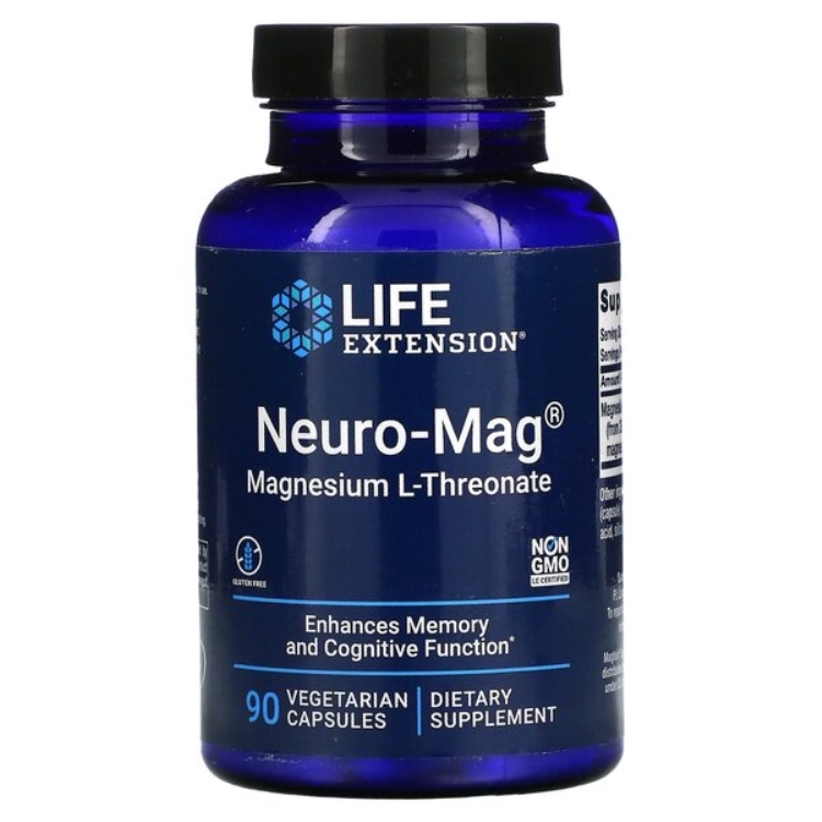 Life Extension - Neuro-Mag Magnesium L-Threonate - 90 vcaps