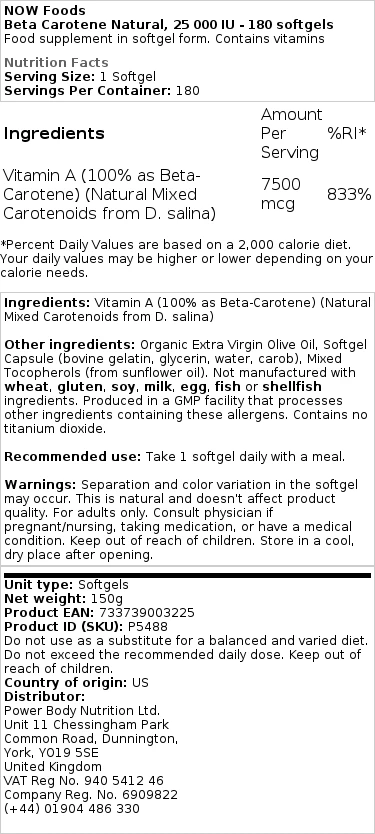 25 000 IU - 90 softgels