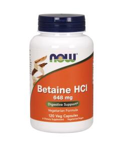 NOW Foods - Betaine HCL 120 vcaps