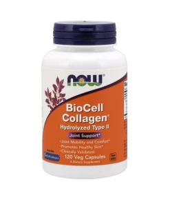 NOW Foods - BioCell Collagen Hydrolyzed Type II 120 vcaps