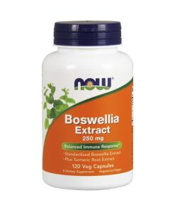 NOW Foods - Boswellia Extract Plus Turmeric Root Extract 250mg - 120 vcaps