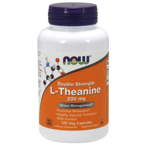 NOW Foods - L-Theanine with Inositl 200mg - 120 vcaps
