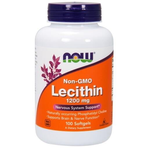 NOW Foods - Lecithin 1200mg Non-GMO - 100 softgels