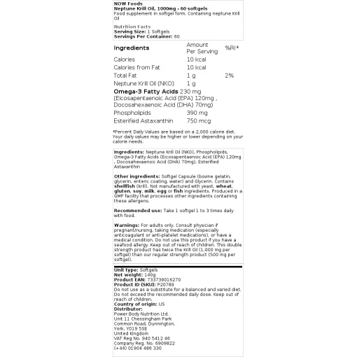 1000mg - 60 softgels