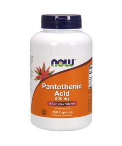 NOW Foods - Pantothenic Acid 500mg - 250 caps