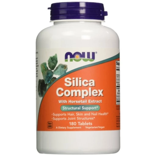 NOW Foods - Silica Complex with Horsetail Extract 180 tablets