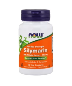NOW Foods - Silymarin with Artichoke & Dandelion 300mg - 50 vcaps