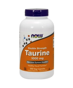 NOW Foods - Taurine 1000mg Double Strength - 250 vcaps