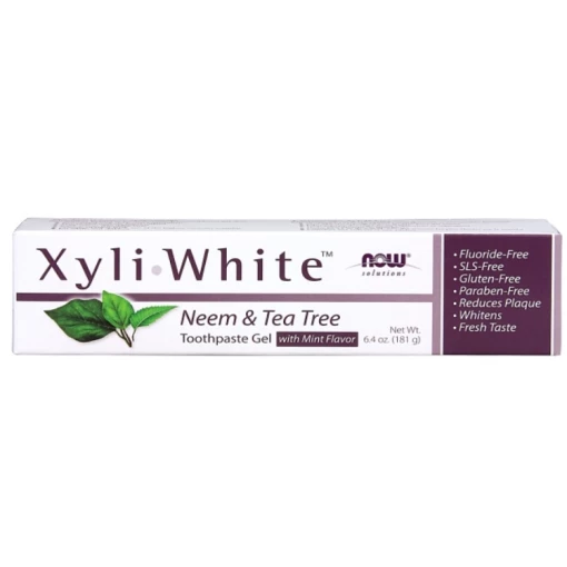 NOW Foods - XyliWhite Neem & Tea Tree Toothpaste Gel 181 grams