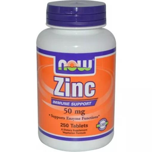 NOW Foods - Zinc 50mg - 250 tablets