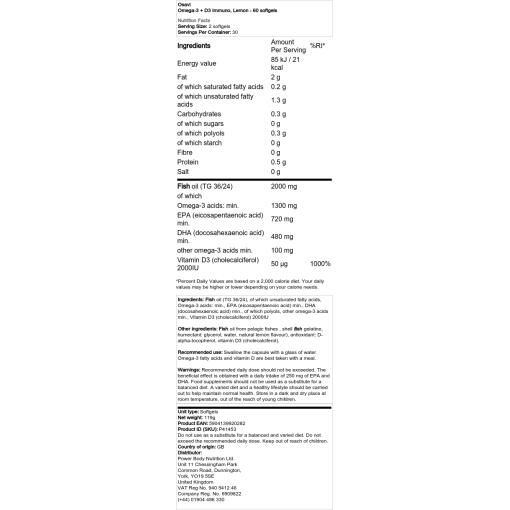 Lemon - 60 softgels