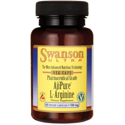 Swanson - AjiPure L-Arginine 500mg - 60 vcaps