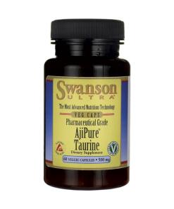 Swanson - AjiPure Taurine 500mg - 60 vcaps