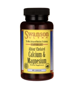 Swanson - Albion Chelated Calcium & Magnesium 60 caps