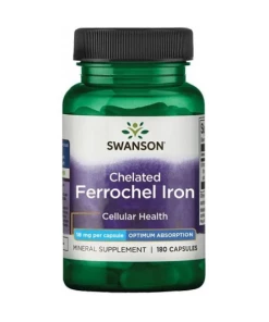 Swanson - Albion Chelated Ferrochel Iron 180 caps