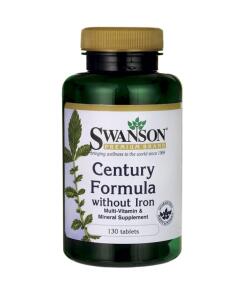 Swanson - Century Formula Multivitamin without Iron 130 tablets