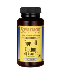 Swanson - Eggshell Calcium with Vitamin D-3 - 60 caps
