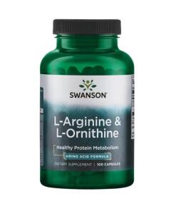 Swanson - L-Arginine & L-Ornithine - 100 caps