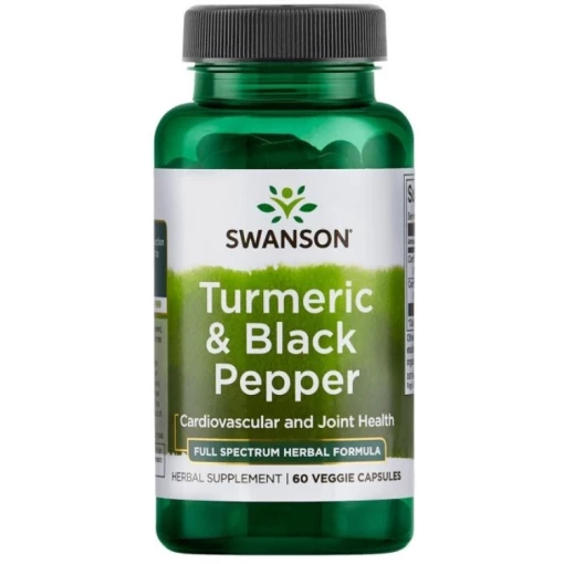 Swanson - Turmeric & Black Pepper 60 vcaps