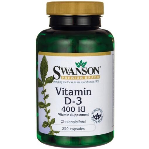 Swanson - Vitamin D-3 400 IU - 250 caps