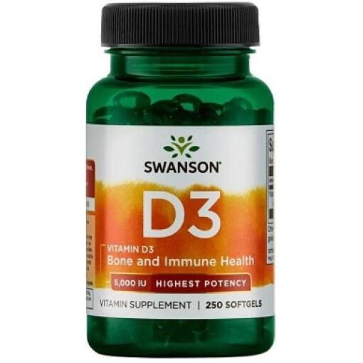 5000 IU - 250 softgels