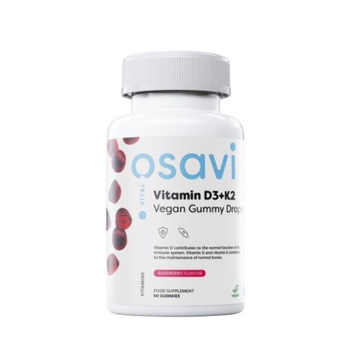 Vitamin D3 + K2 Vegan Gummy Drops