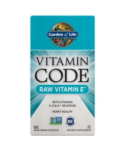 Vitamin Code Raw Vitamin E - 60 vcaps