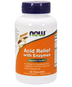 Acid Relief with Enzymes - 60 chewables