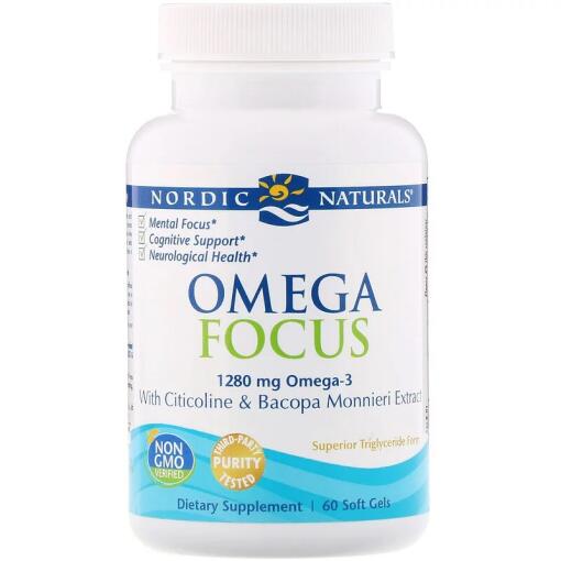 Omega Focus with Citicoline & Bacopa Monnieri Extract