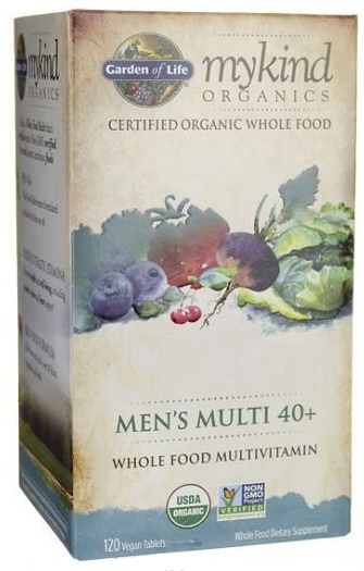 Mykind Organics Men's Multi 40+ - 120 vegan tablets