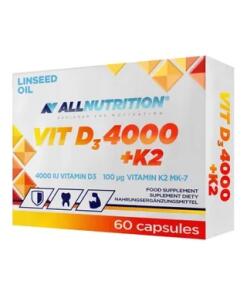 Vit D3 4000 + K2 - 60 caps