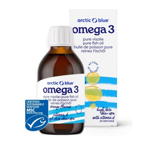 Pure Fish Oil High Dose DHA + EPA with Vitamin D